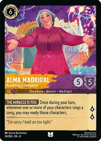 Alma Madrigal - Accepting Grandmother (34/204) Cold Foil - Reign of Jafar