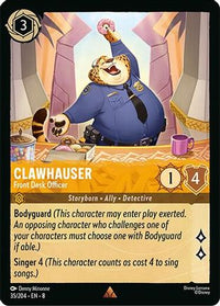 Clawhauser - Front Desk Officer (35/204) Cold Foil - Reign of Jafar