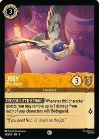 Joey - Blue Pigeon (36/204)  - Reign of Jafar