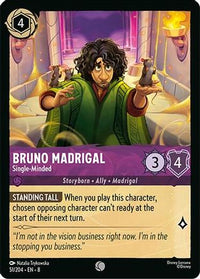 Bruno Madrigal - Single-Minded (51/204) Cold Foil - Reign of Jafar