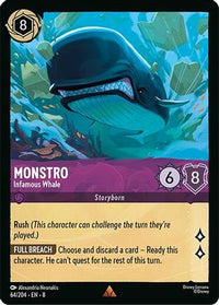 Monstro - Infamous Whale (64/204) Cold Foil - Reign of Jafar