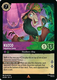 Kuzco - Impulsive Llama (67/204) Cold Foil - Reign of Jafar