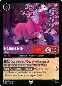 Madam Mim - Rhino (69/204) Cold Foil - Reign of Jafar