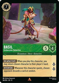 Basil - Undercover Detective (86/204)  - Reign of Jafar
