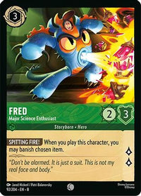 Fred - Major Science Enthusiast (92/204) Cold Foil - Reign of Jafar
