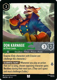 Don Karnage - Air Pirate Leader (108/204)  - Reign of Jafar