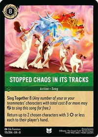 Stopped Chaos in Its tracks (115/204) Cold Foil - Reign of Jafar