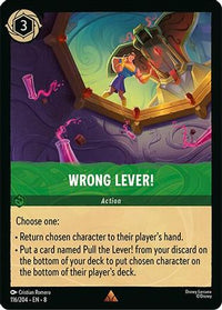 Wrong Lever! (116/204) Cold Foil - Reign of Jafar