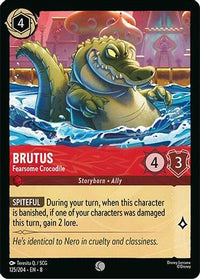 Brutus - Fearsome Crocodile (125/204)  - Reign of Jafar