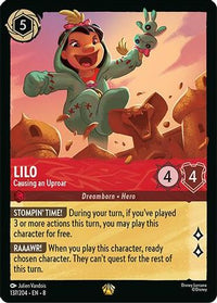 Lilo - Causing an Uproar (137/204) Cold Foil - Reign of Jafar