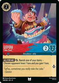 LeFou - Cake Thief (138/204) Cold Foil - Reign of Jafar