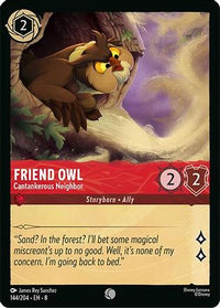 Friend Owl - Cantankerous Neighbor (144/204) Cold Foil - Reign of Jafar