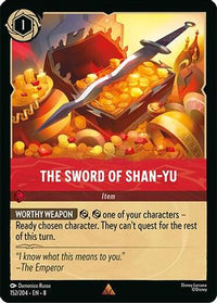 The Sword of Shan Yu (152/204) Cold Foil - Reign of Jafar