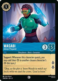 Wasabi - Always Prepared (158/204) Cold Foil - Reign of Jafar
