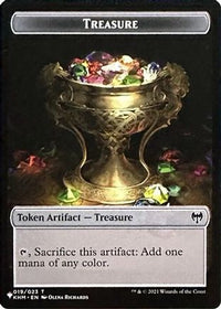 Treasure // Egg Double-Sided Token -  (LIST-19 // 8) - Secret Lair Drop Series