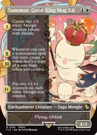 Summon: Good King Mog XII (Borderless) -  Foil (FIC-194) - Commander: FINAL FANTASY