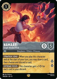 Namaari - Single-Minded Rival (198/204) Cold Foil - Reign of Jafar