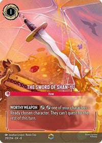 The Sword of Shan Yu (Enchanted) (219/204) Holofoil - Reign of Jafar