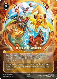 It Means No Worries (Enchanted) (208/204) Holofoil - Reign of Jafar