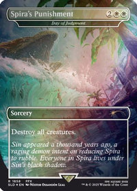 Spira's Punishment - Day of Judgment (Rainbow Foil) -  Foil (SLD-1858) - Secret Lair Drop Series