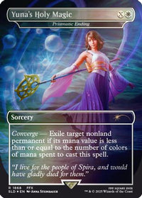 Yuna's Holy Magic - Prismatic Ending (Rainbow Foil) -  Foil (SLD-1868) - Secret Lair Drop Series
