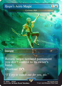 Hope's Aero Magic - Cyclonic Rift (Rainbow Foil) -  Foil (SLD-1869) - Secret Lair Drop Series