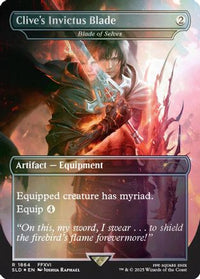 Clive's Invictus Blade - Blade of Selves (Rainbow Foil) -  Foil (SLD-1864) - Secret Lair Drop Series