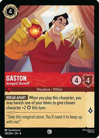 Gaston - Arrogant Showoff (129/204) Cold Foil - Reign of Jafar