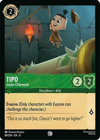 Tipo - Junior Chipmunk (89/204)  - Reign of Jafar