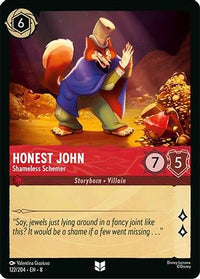 Honest John - Shameless Schemer (122/204) Cold Foil - Reign of Jafar