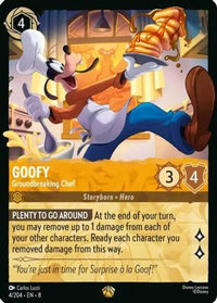 Goofy - Groundbreaking Chef (4/204) Cold Foil - Reign of Jafar