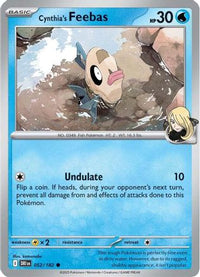 Cynthia's Feebas 052  SV10 Destined Rivals - Common