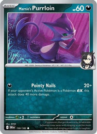 Marnie's Purrloin 130  SV10 Destined Rivals - Common