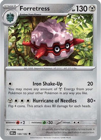 Forretress 140  SV10 Destined Rivals - Uncommon