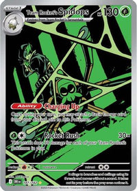 Team Rocket's Spidops 187/182  - Holofoil SV10 Destined Rivals - Illustration Rare