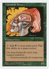 Llanowar Elves [Fifth Edition]