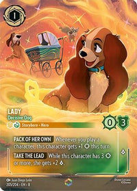 Lady - Decisive Dog (Enchanted) (205/204) Holofoil - Reign of Jafar