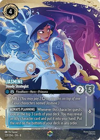 Jasmine - Steady Strategist (Enchanted) (221/204) Holofoil - Reign of Jafar