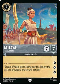 Atitaya - Fang General (181/204) Cold Foil - Reign of Jafar