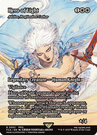 Hero of Light - Adeline, Resplendent Cathar (Showcase) -  Foil (FCA-001) - FINAL FANTASY: Through the Ages