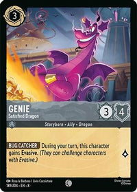 Genie - Satisfied Dragon (189/204) Cold Foil - Reign of Jafar