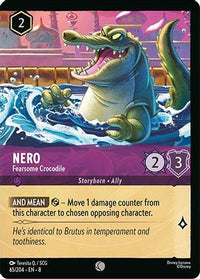 Nero - Fearsome Crocodile (Foil) (65/204) Cold Foil - Reign of Jafar