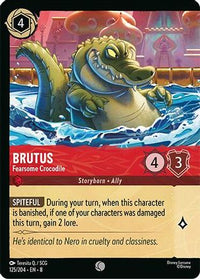Brutus - Fearsome Crocodile (Foil) (125/204) Cold Foil - Reign of Jafar