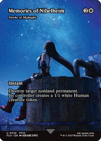 Memories of Nibelheim - Stroke of Midnight (Showcase) -  Foil (FCA-026) - FINAL FANTASY: Through the Ages