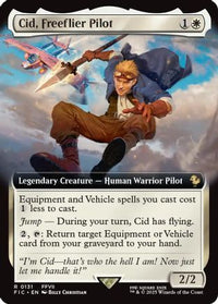 Cid, Freeflier Pilot (Extended Art) -  (FIC-131) - Commander: FINAL FANTASY