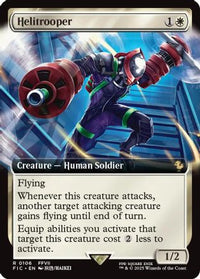 Helitrooper (Extended Art) -  Foil (FIC-106) - Commander: FINAL FANTASY
