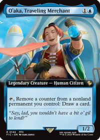 O'aka, Traveling Merchant (Extended Art) -  (FIC-144) - Commander: FINAL FANTASY