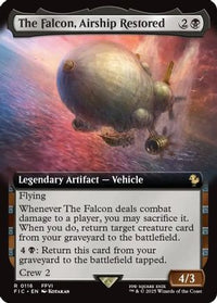The Falcon, Airship Restored (Extended Art) -  Foil (FIC-116) - Commander: FINAL FANTASY