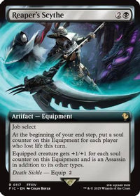 Reaper's Scythe (Extended Art) -  Foil (FIC-117) - Commander: FINAL FANTASY