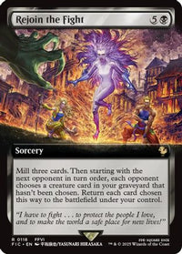 Rejoin the Fight (Extended Art) -  Foil (FIC-118) - Commander: FINAL FANTASY